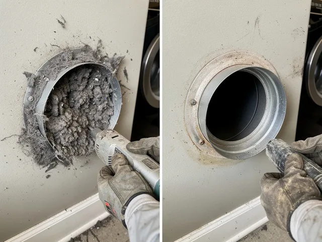 Professional clogged vent cleaning by Palm Coast Dryer Vent Cleaning in Palm Coast