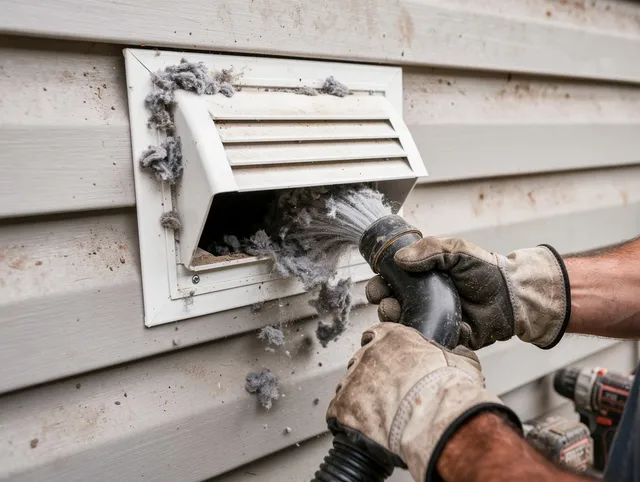 Professional dryer vent cleaning by Palm Coast Dryer Vent Cleaning in Palm Coast