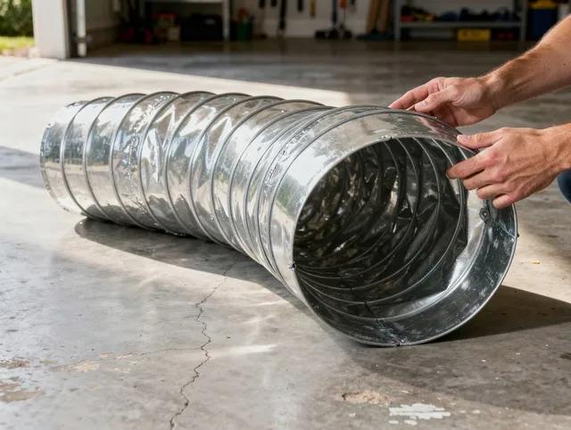 Palm Coast Dryer Vent Cleaning specialist using advanced equipment for thorough duct cleaning in Palm Coast