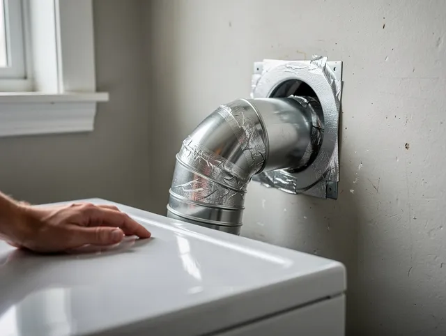 Palm Coast Dryer Vent Cleaning expert performing professional dryer vent repair and installation in Palm Coast