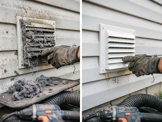 Residential dryer vent cleaning by Palm Coast Dryer Vent Cleaning in Palm Coast